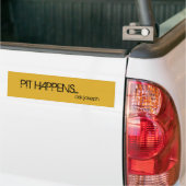 Pit gebeurt... bumpersticker (Op Truck)