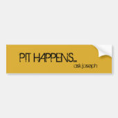 Pit gebeurt... bumpersticker (Voorkant)