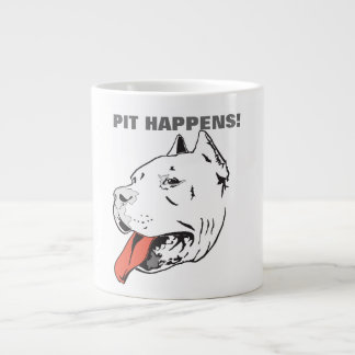 Pit gebeurt Funny Pit Bull Jumbo Coffee Mok