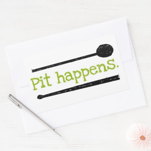 Pit gebeurt sticker (Envelop)