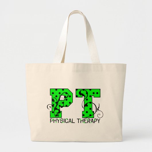 pit groene en zwarte haarpunten grote tote bag (Voorkant)
