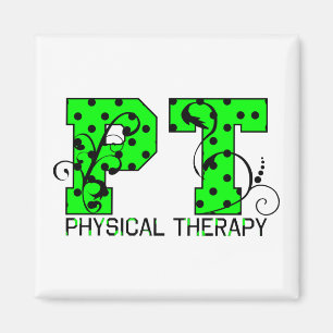 pit groene en zwarte haarpunten magneet