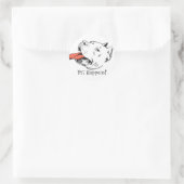 Pit Happens Funny Pit Bull Ronde Stickers (Tas)