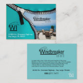 Pit het omhoog de sjabloon van het Visitekaartje (Voorkant / Achterkant)