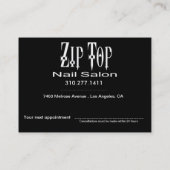 Pit het omhoog de sjabloon van het Visitekaartje Afsprakenkaartje (Achterkant)