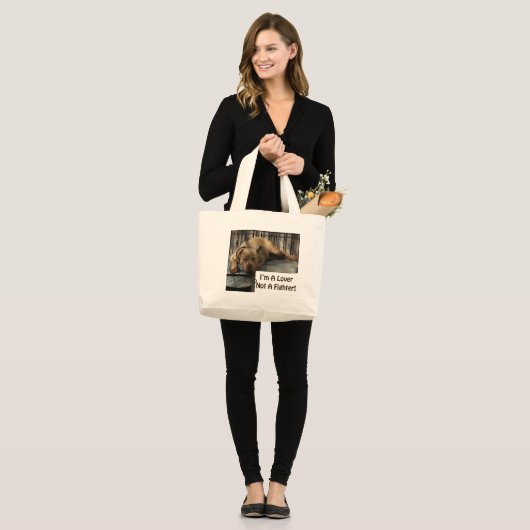 Pit Lover Grote Tote Bag (Voorkant (model))