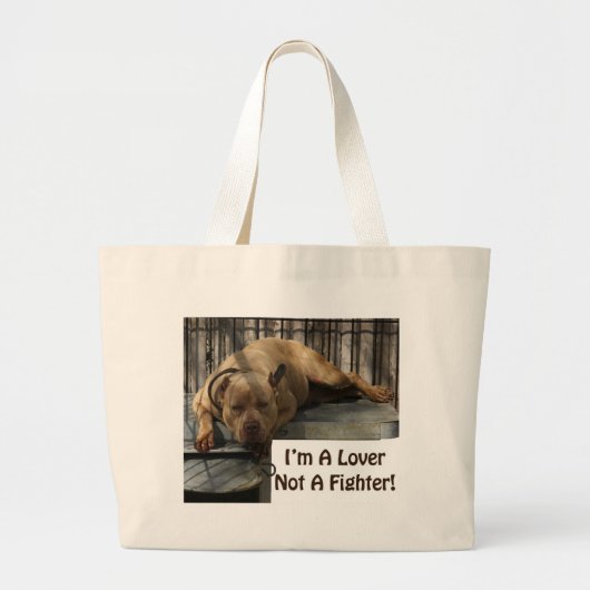 Pit Lover Grote Tote Bag (Voorkant)