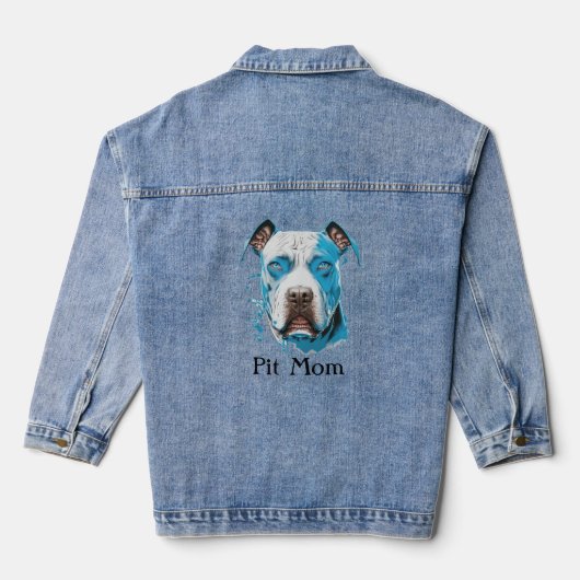 Pit Mam | HONDENLIEFHEBBER Denim Jacket (Achterkant)