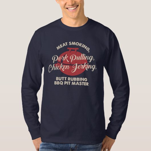 Pit Master BBQ Papa T-shirt (Voorkant)