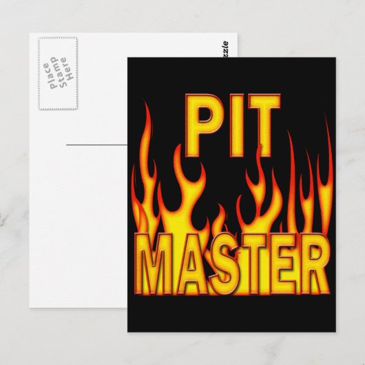 Pit Master Briefkaart (Voorkant / Achterkant)