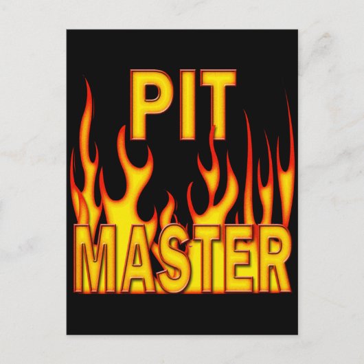 Pit Master Briefkaart (Voorkant)