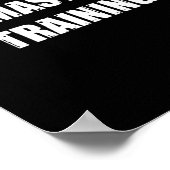 Pit Master in Training Master De kunst van BBQ Coo Poster (Hoek)