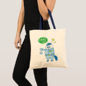 Pit omhoog! Goma is Pawsome Pawlice Canvas tas (Voorkant (product))