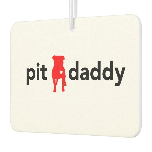 Pit pappie Gift Items for Pitbull eigenaars, Fans, Luchtverfrisser (Links)