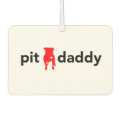 Pit pappie Gift Items for Pitbull eigenaars, Fans, Luchtverfrisser (Voorkant)