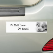 Pit Puppy Bumpersticker (Op auto)
