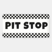 Pit Stop Party Welcome Banner | Racing Birthday  (Horizontaal)