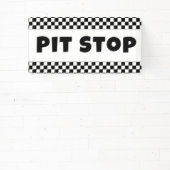 Pit Stop Party Welcome Banner | Racing Birthday  (Insitu)