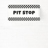 Pit Stop Party Welcome Banner | Racing Birthday  (Insitu)