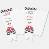 Pit stop race kinderen verjaardag bedankdoosjes (Ongevouwen)