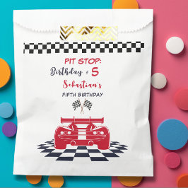 Pit stop race kinderen verjaardag bedankzakje