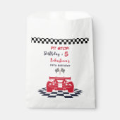 Pit stop race kinderen verjaardag bedankzakje (Voorkant)