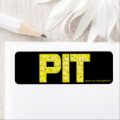 PIT Tegel retour adres stempel Etiket (Insitu)