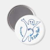 Pit the Pansexual Spokesthing Magneet (Voorkant / Achterkant)