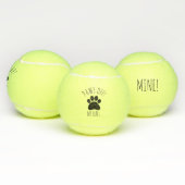 "Pit uit!.. mijn!" Tennis Ball voor honden Tennisballen (Multi)