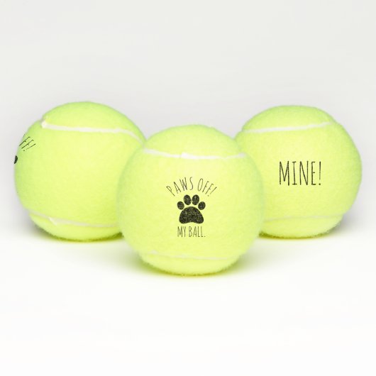 "Pit uit!.. mijn!" Tennis Ball voor honden Tennisballen (Multi)