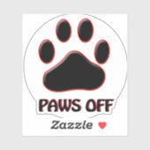 Pit uit vinyl sticker (Vel)
