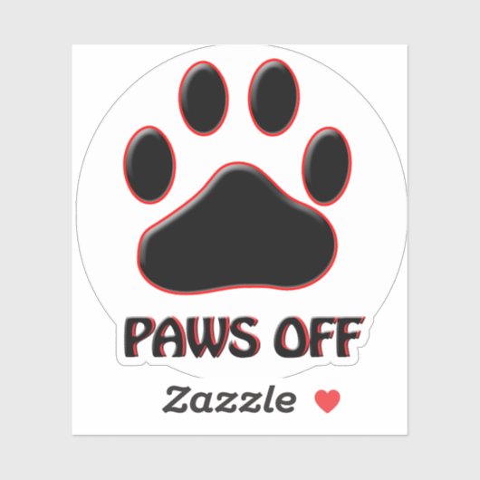 Pit uit vinyl sticker (Vel)