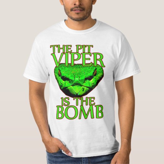 Pit Viper is het grappige nerd t-shirt van de Bomb (Voorkant)