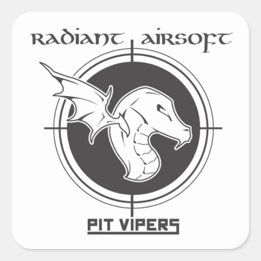 Pit Vipers Airsoft sticker (Voorkant)
