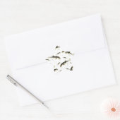 Pit-witpatroon voor Puffer Fish Ster Sticker (Envelop)