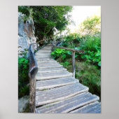pit wooden path kroatië poster (Voorkant)