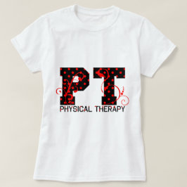 pit zwarte rode stipjes t-shirt