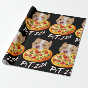 Pit-zza. Pit Bull & Pizza T-Shirt Coffee Mok Cadeaupapier