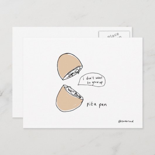 pitapan-briefkaart briefkaart (Voorkant / Achterkant)