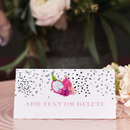 Pitaya Dragon Fruit Elegante Baby Sprinkle Plaatskaartje