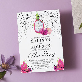 Pitaya Elegante Trouw  Kaart