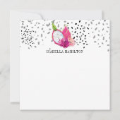 Pitaya Weddenschapskaart Notitiekaartje (Voorkant)