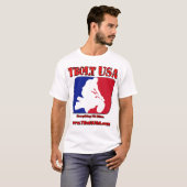 Pitbike Logo TBolt USA T-shirt (Voorkant volledig)