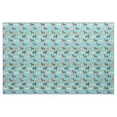 Pitbulhonden lichtblauw stof (Fat Quarter)