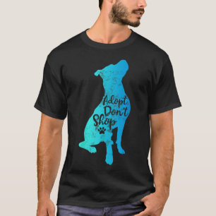 Pitbull adopt geen Pitbulls Dog Mama Cute Pi T-shirt