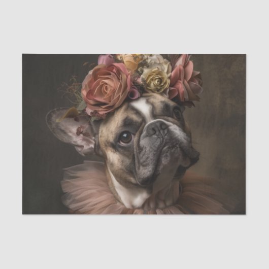 Pitbull als Royalty Princess Tissuepapier (Voorkant)