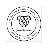 Pitbull/AM Personeel Retouradresstempel Zelfinkt Zelfinktende Stempel (Design)