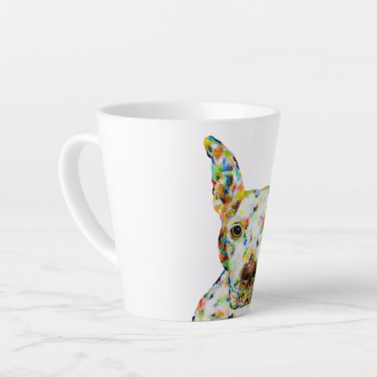 Pitbull Art Latte Mok (Linkerhoek)