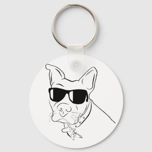 Pitbull Attitude Sleutelhanger (Voorkant)