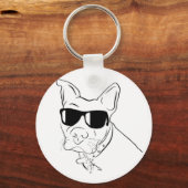 Pitbull Attitude Sleutelhanger (Voorkant)